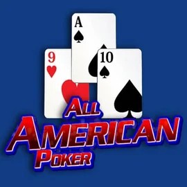 All American Poker online game logo by RTG (Reel Time Gaming) on spin-bara.com.gr