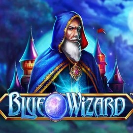 Blue Wizard slot logo by Quickspin at Spinbara CasinoBlue Wizard