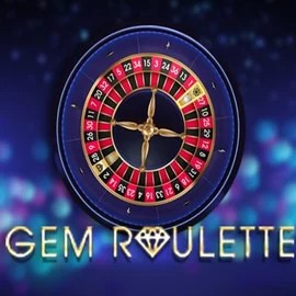 Gem Roulette slot logo by iSoftBet at Spinbara Casino
