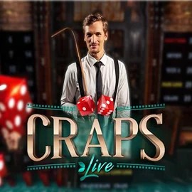 Enjoy Live Craps by Evolution – logo hosted on spin-bara.com.gr