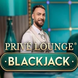 Privé Lounge Blackjack slot logo by Pragmatic Play at Spinbara Casino
