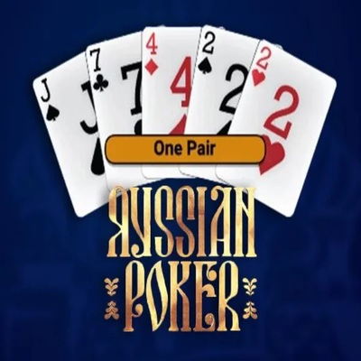Russian Poker slot visual from OneTouch Games available on spin-bara.com.gr