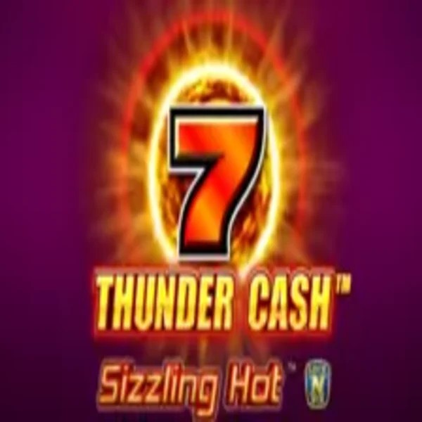 Thunder Cash Sizzling Hot online game logo by Novomatic on spin-bara.com.gr