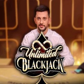Unlimited Blackjack logo by Ezugi Spinbara Casino